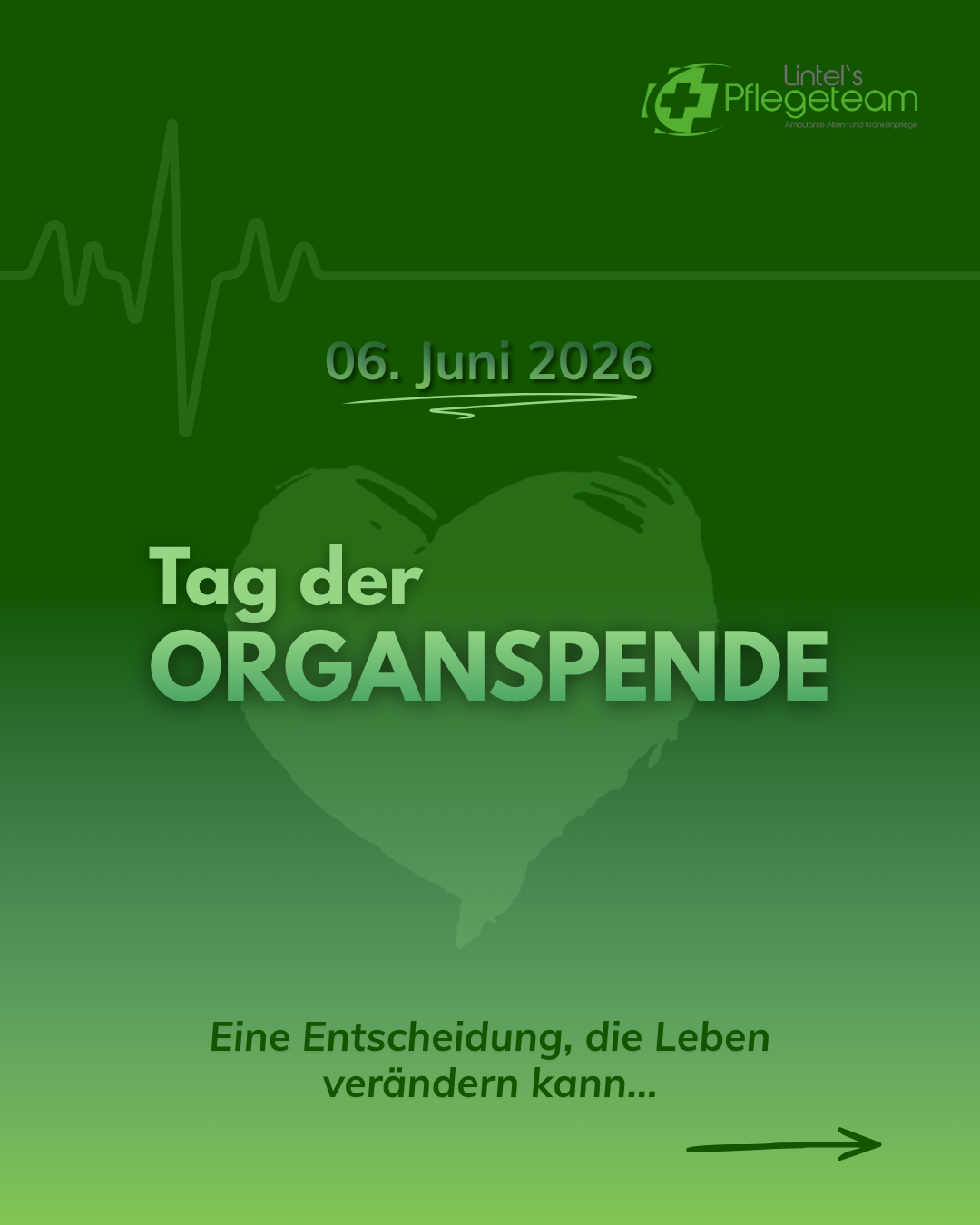 Das Bild zeigt eine grafische Darstellung eines Herzens, symbolisch für: Tag der Organspende Warum eine Entscheidung Leben verändern kann